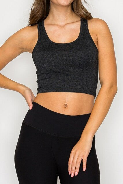 Crop Racerback Tank Top