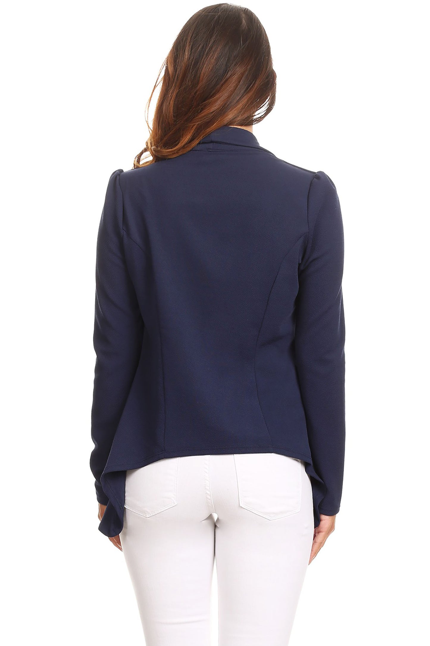 Women's Women's Classic Casual Work Draped Open Front Blazer