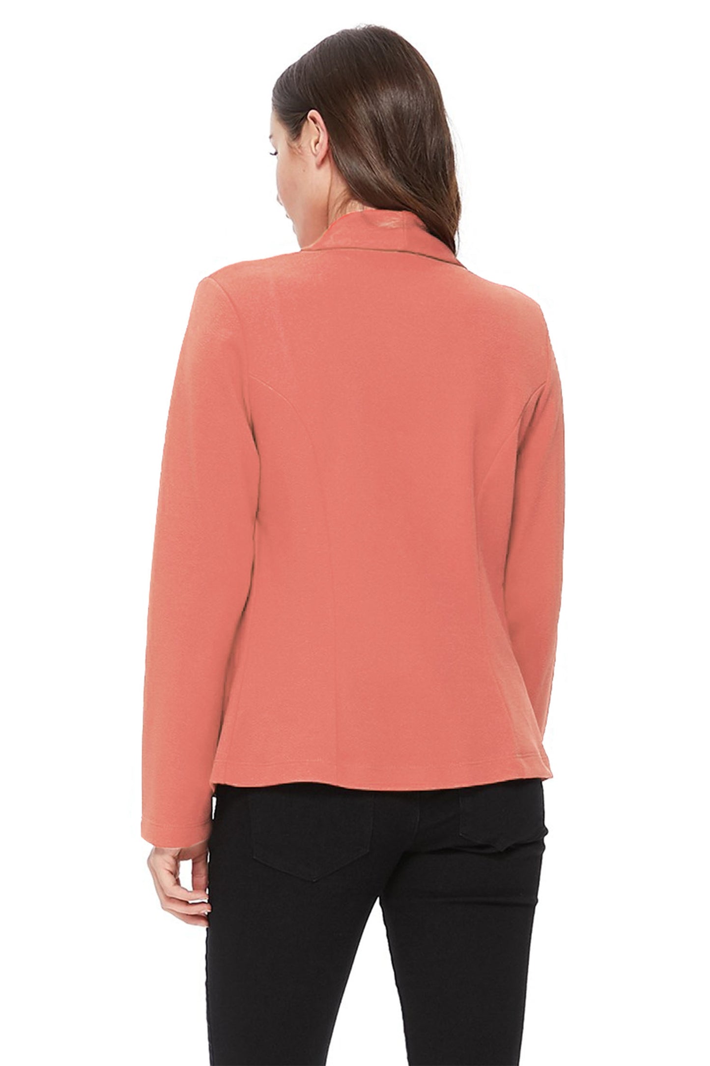 Women's Casual Long Sleeves Office Workwear Solid Blazer Jacket S-3XL