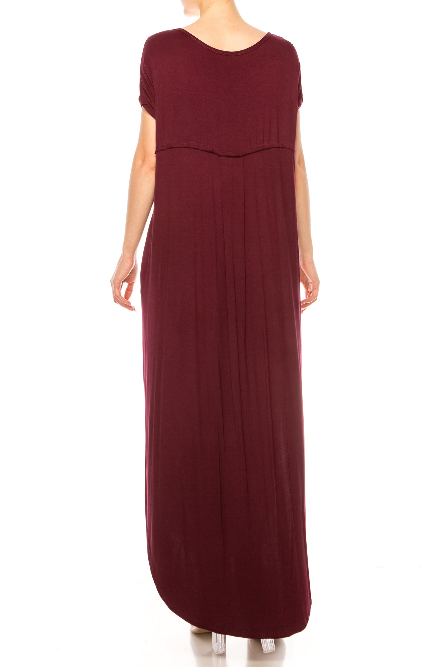 Women's Solid Color Oversized Maxi Dress