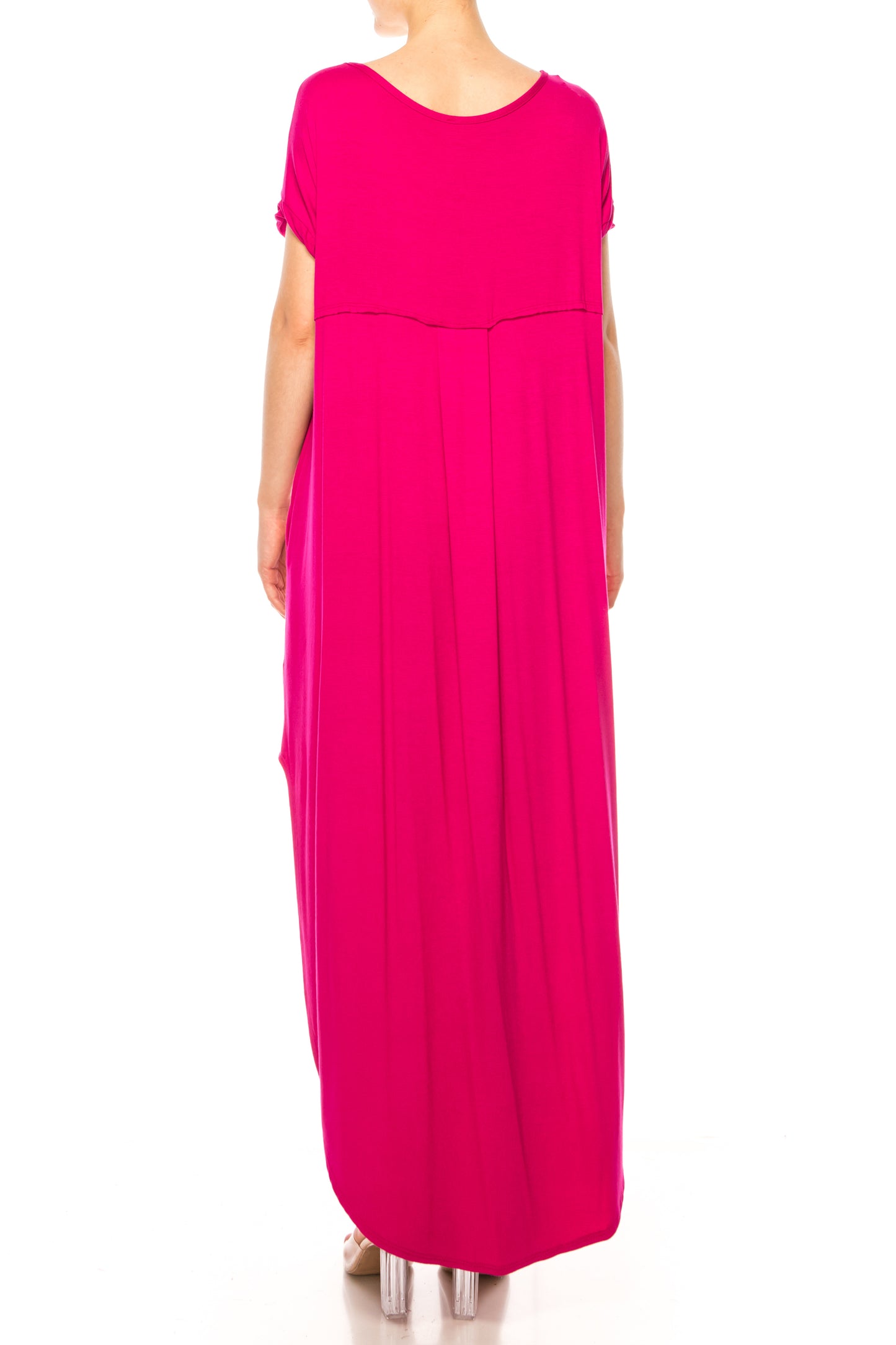 Women's Solid Color Oversized Maxi Dress