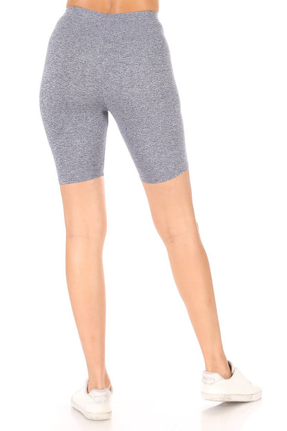 Women's Workout High Waist Comfy Elastic Band Active Biker Shorts Pants S-3XL