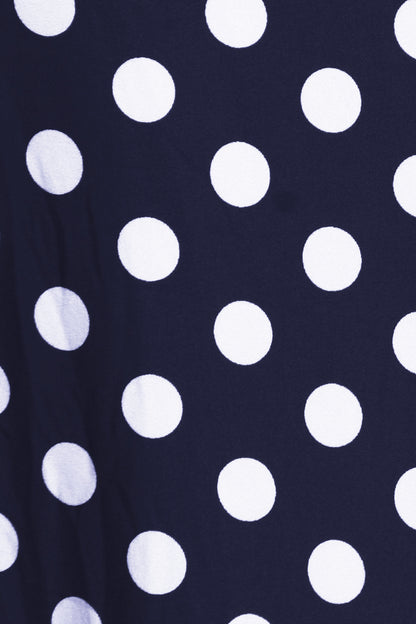 Small Polka Navy