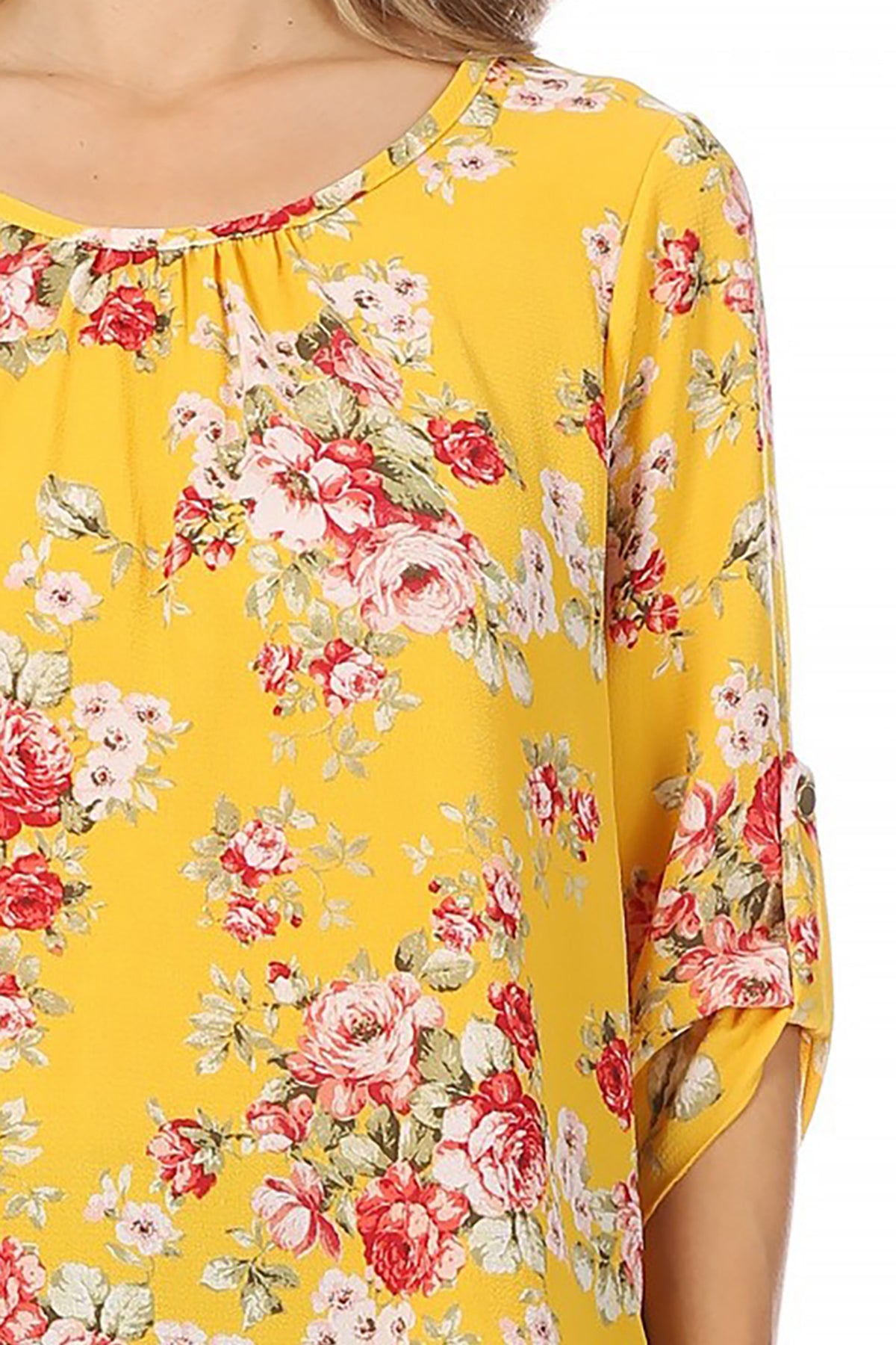 Floral Yellow Red