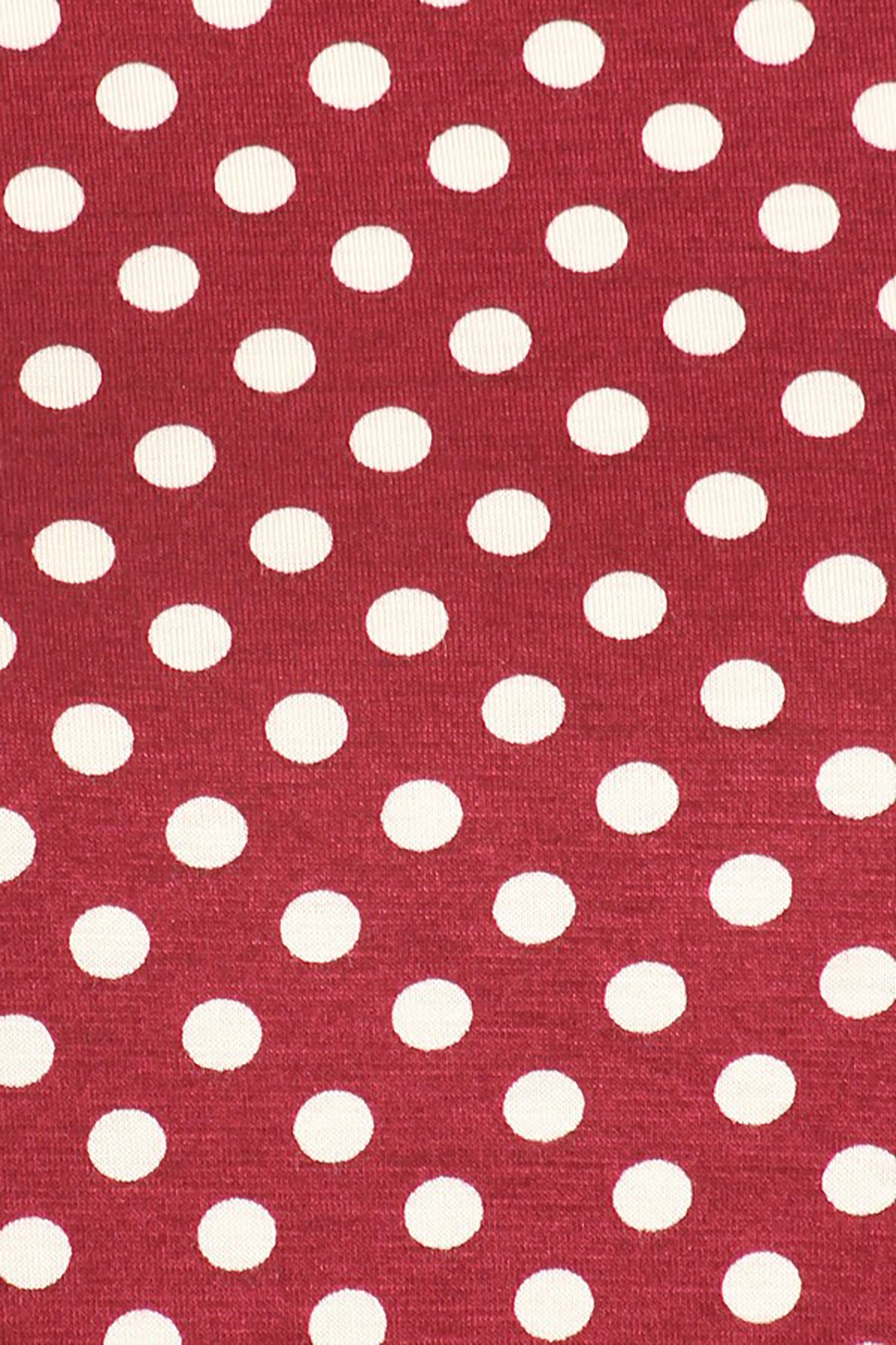 Polka Dot Burgundy