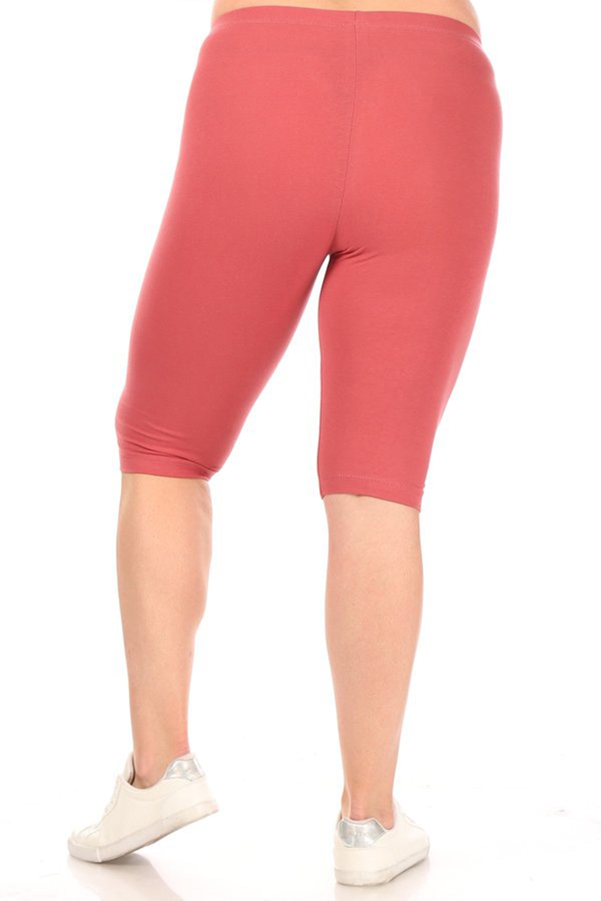 Women's Plus Size Casual Yoga Running Capri Bermuda Short