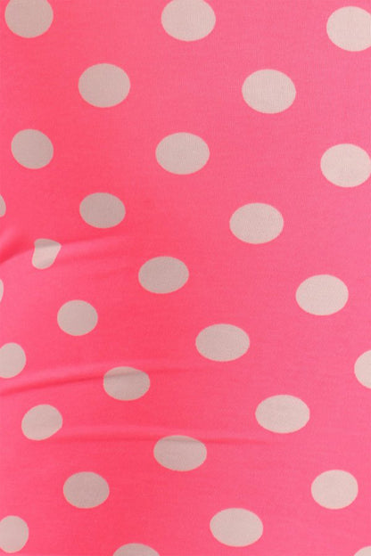 Medium Polka Neon Pink