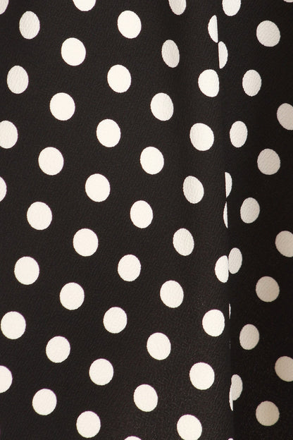 Polka Black White