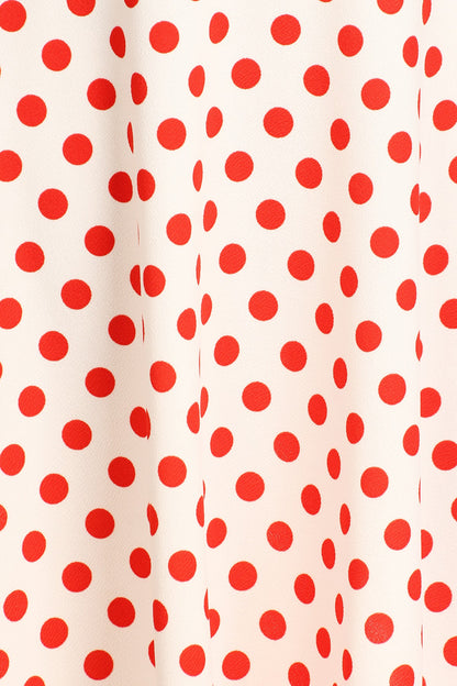 Polka White Red