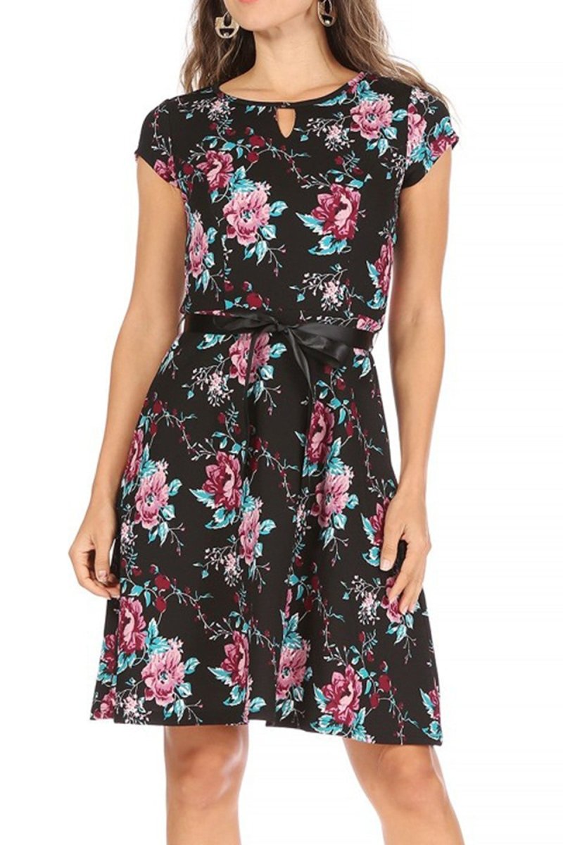knee length dresses for ladies Pre-Order - Avon Swing Dress in Sage Green main image 1